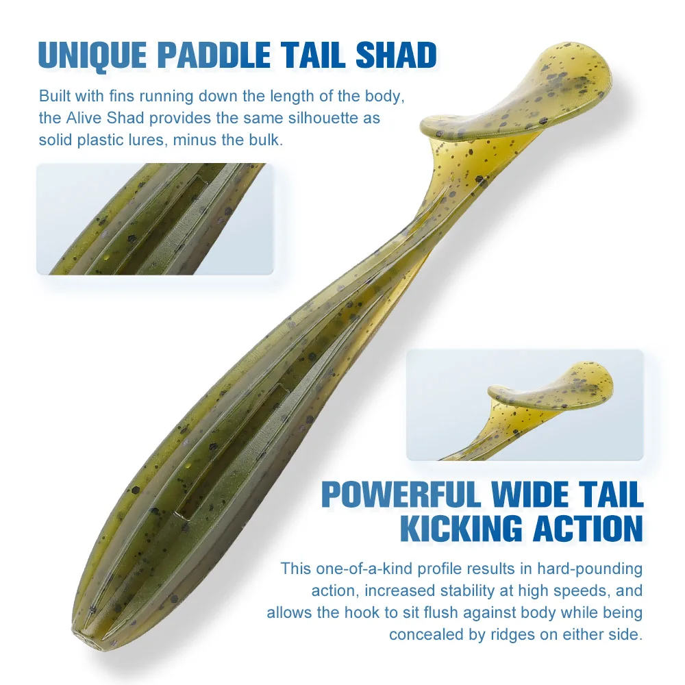 DYY-Cebo blando de silicona para lubina, cebo Artificial suave de 8,5 cm, 5,4g, Swimbait para Lucio, cabeza de plantilla, Wobblers - imagen 3