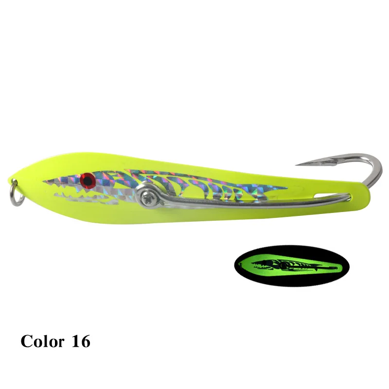 15g 21g 26g 39g 58g 81g Caballa anzuelo de pesca afilado señuelo de metal ver profundo cuchara juego señuelo marlin atún curricán plantilla lubina - imagen 2