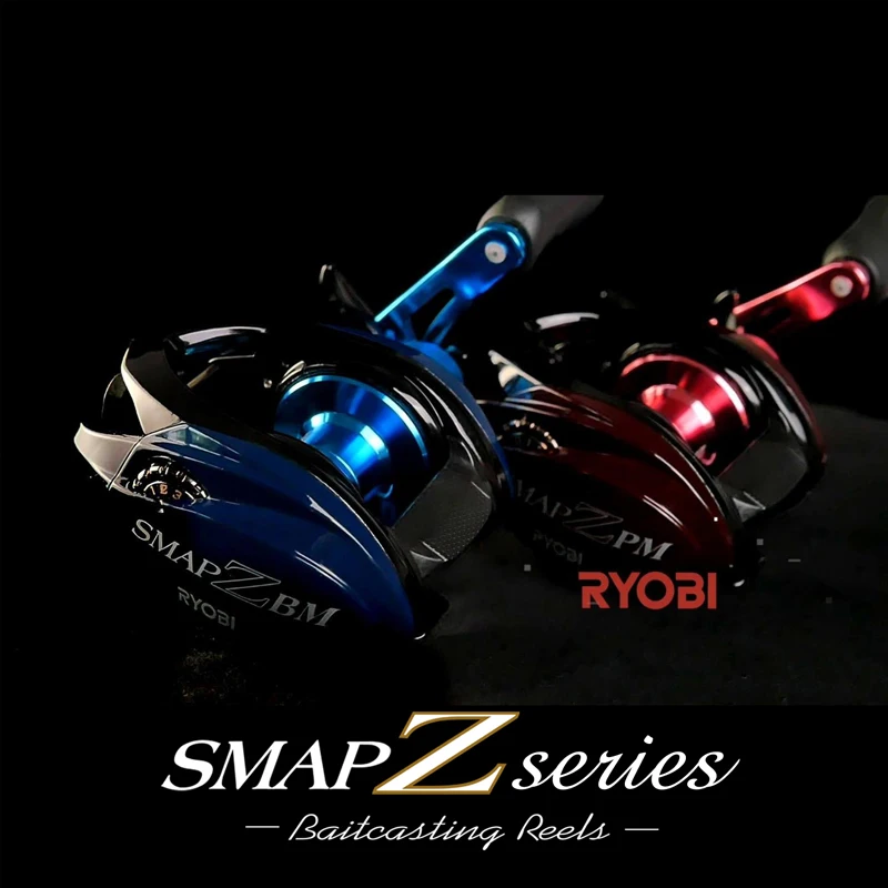 RYOBI-carrete de fundición SMAP ZPM 6 + 1BB, alta calidad con sistema de freno magnético, carrete de pesca de fundición de cebo, mano derecha/izquierda - imagen 5