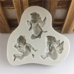 Molde Silicona Ángel 3D – Decoración Pasteles y Galletas
