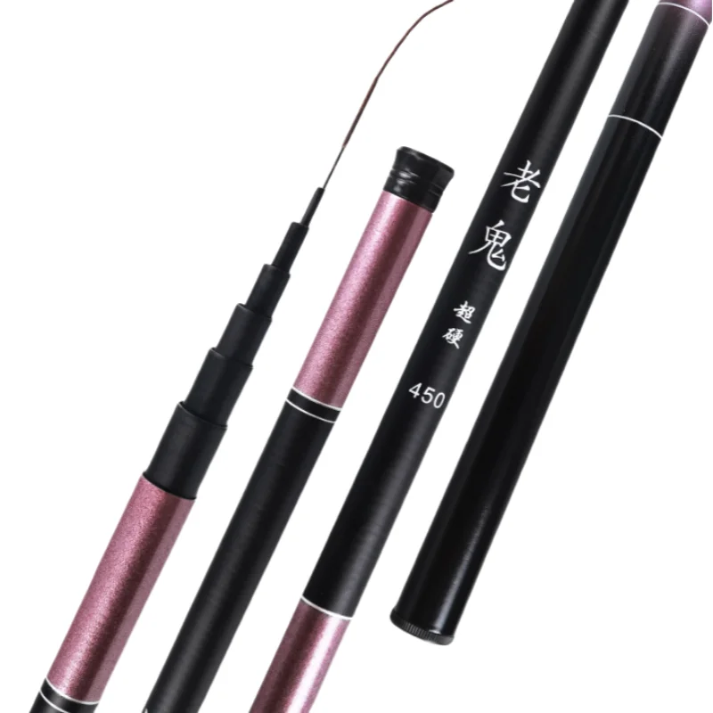 Caña de pescar telescópica portátil, alimentador de carpa, 2,7 m, 3,6 m, 4,5 m, 5,4 m, 6,3 m, 7,2 m - imagen 4