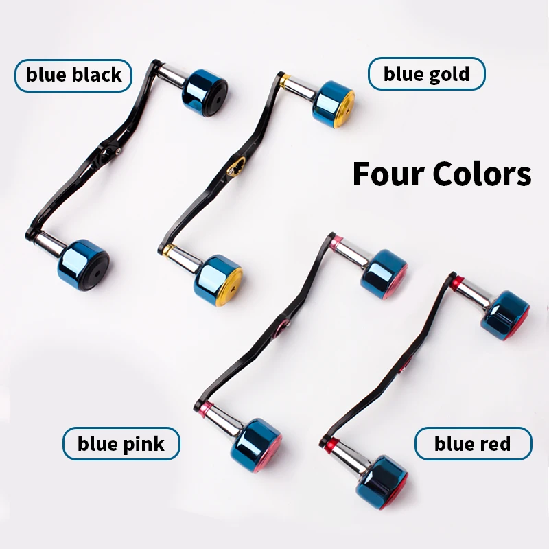 Mango de carrete de pesca Ruke, aleación de aluminio de agglutinación, traje de materiales D/S/A, longitud completa, 150mm, 50 g/unidad, agujero 8x5/7x4mm, accesorio DIY - imagen 5