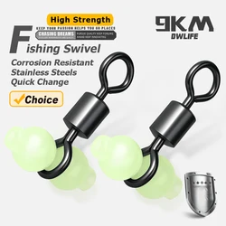 9KM Giratorios 3 vías cuentas brillantes – Conector T pesca de mar