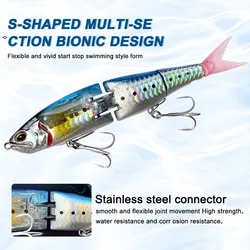 Señuelo articulado Swimbait – Cebo duro para lubina y lucio