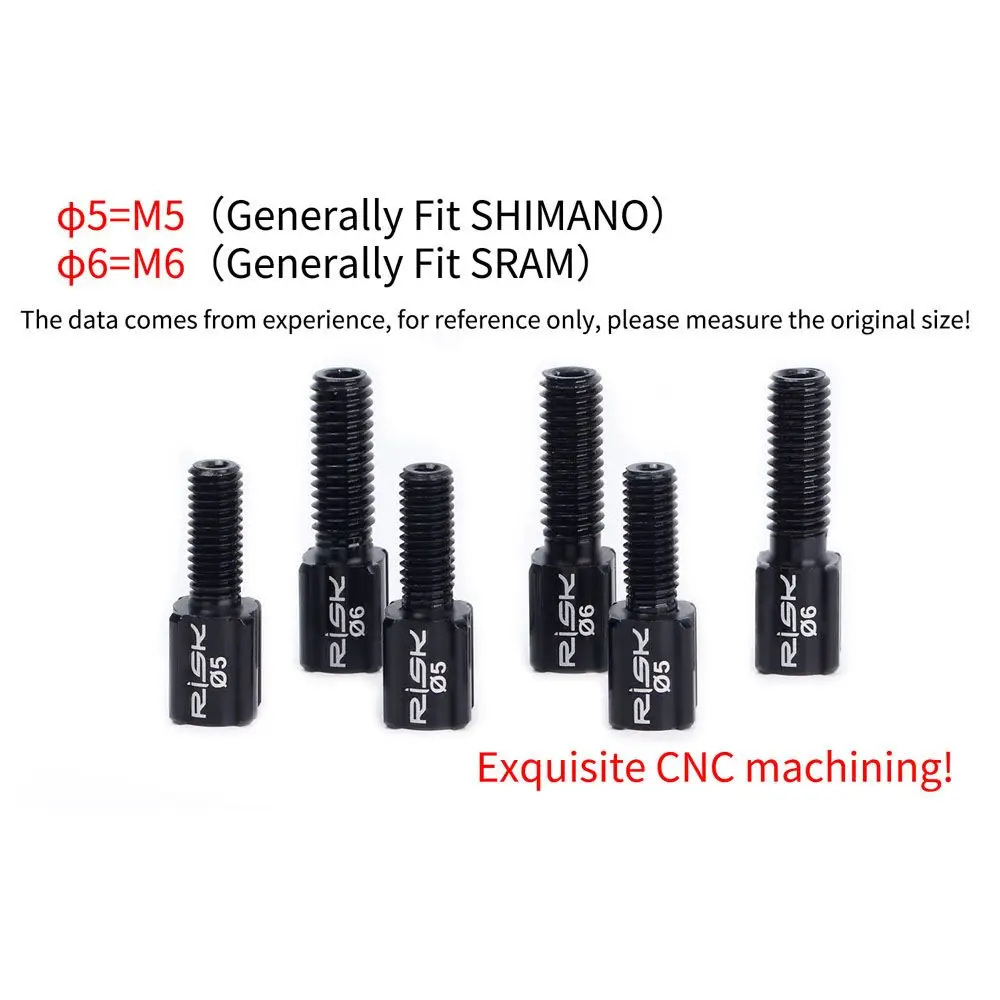 2 uds Cable de freno línea M5/M6 desviador trasero piezas de bicicleta de ciclismo tornillos de ajuste palanca de pulgar de bicicleta - imagen 5