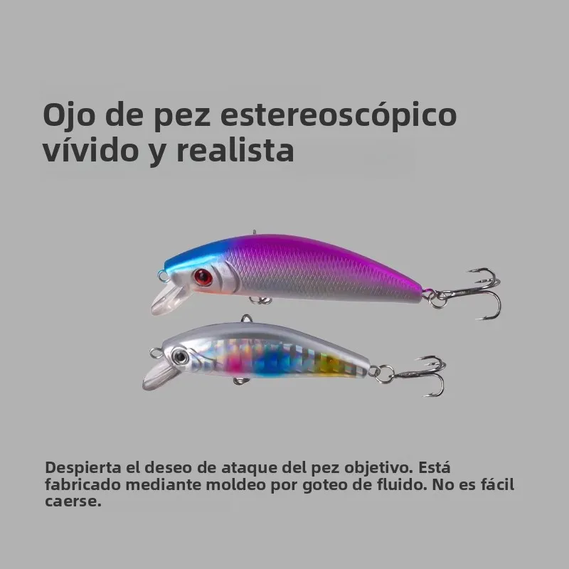 Señuelos Minnow Flotantes – Plástico Duro para Lanzamiento Largo - imagen 4
