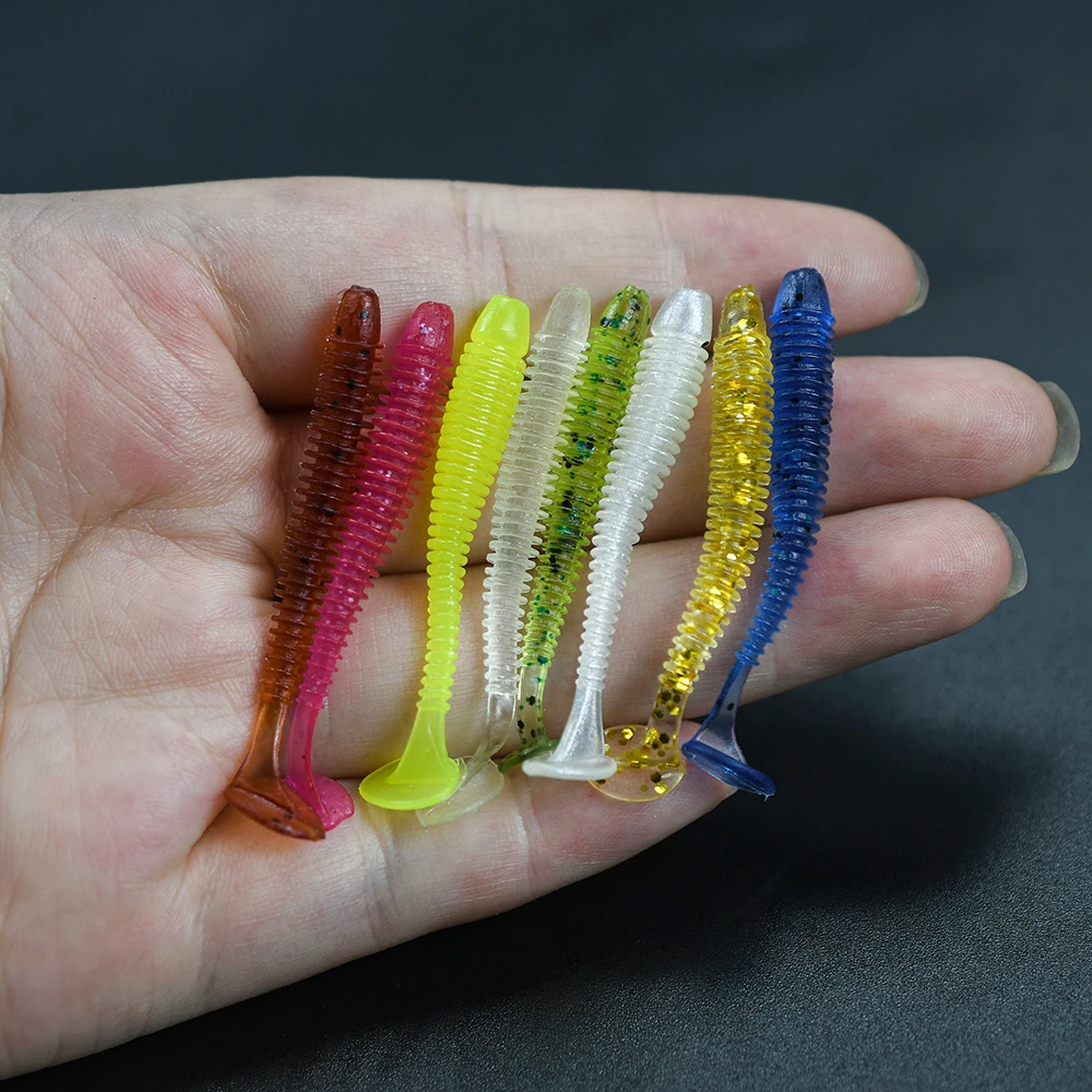 Swimbait de vinilo para lubina y carpa – acción jigging - imagen 2