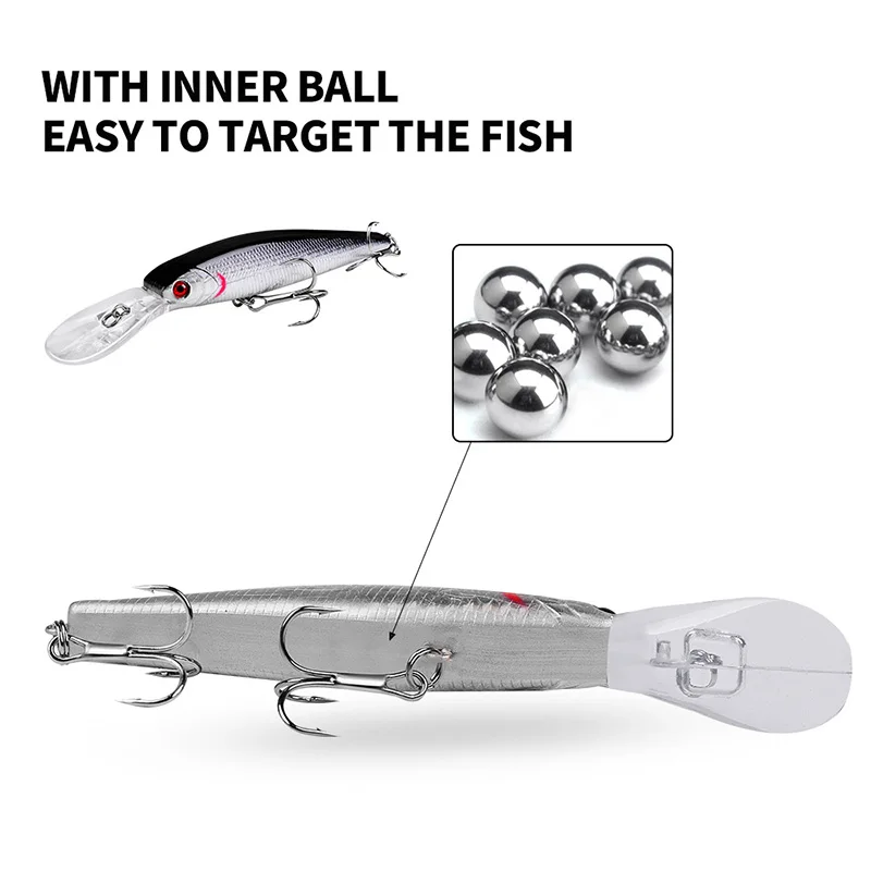 Minnow WDAIREN 12,5 cm 13,5 g flotante - imagen 2