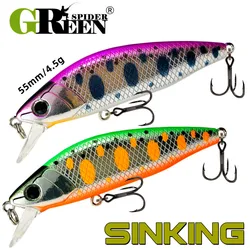 Greenspider Minnow 55mm – Señuelo hundimiento para depredadores