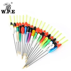 W.P.E flotador de Pesca, boya Vertical, palo ligero, aparejos de Pesca, 4g, 19-24cm, 3 unids/lote por paquete