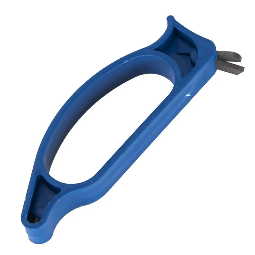 Piedra de afilar de invierno, aparejos de pesca, doble Lima de pesca en hielo, afilador de taladro de hielo, perforación en espiral de diamante - imagen 5