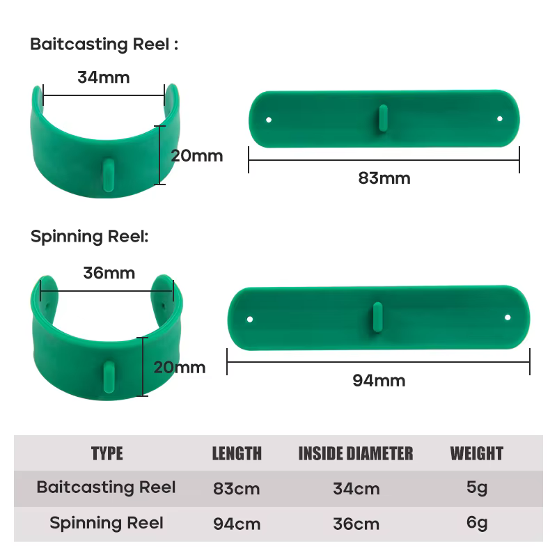 LETOYO-tapón de carrete de silicona reutilizable, productos de pesca, soporte de línea de carrete, hebilla, accesorios de pesca, carrete de Baitcasting, carrete giratorio - imagen 2