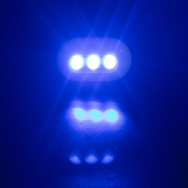 Luz LED para barco IP68, resistente al agua, base marina subacuática, luz nocturna para pesca, Led para exteriores, accesorios para barcos marinos blanco frío/azul - imagen 5