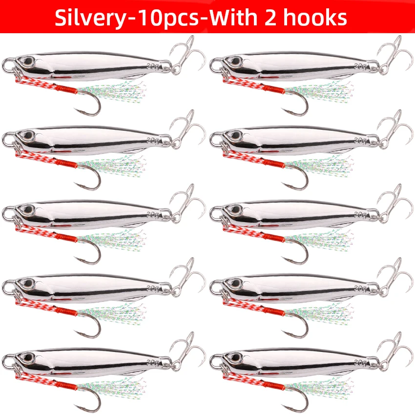 Silvery-2 hooks