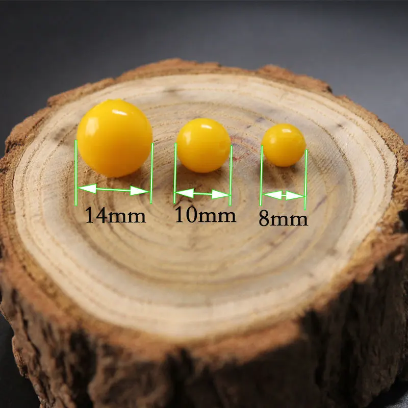 Cebo flotante de pesca suave, cuentas biónicas artificiales de 100 piezas, accesorios de Luya de maíz, productos de señuelos para aparejos de pesca completo - imagen 4