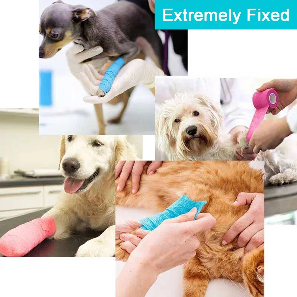 Vendaje elástico autoadhesivo, tatuaje deportivo, cinta de kinesiología cohesiva transpirable, elastoplast para lesiones, dedo, muñeca, tobillo - imagen 4