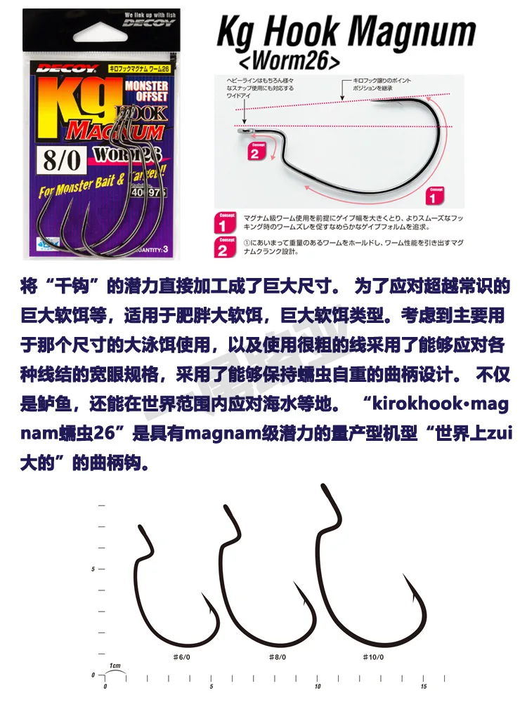 Señuelo Shengyi ajenjo 26/126 Luya, cebo blando grande, señuelo especial de manivela, gancho de plomo para el vientre - imagen 2