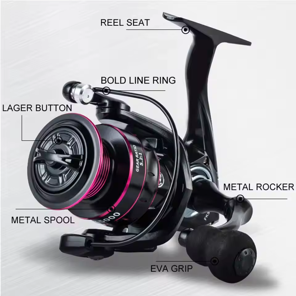 Carrete de fundición con agarre intercambiable izquierda/derecha - imagen 5
