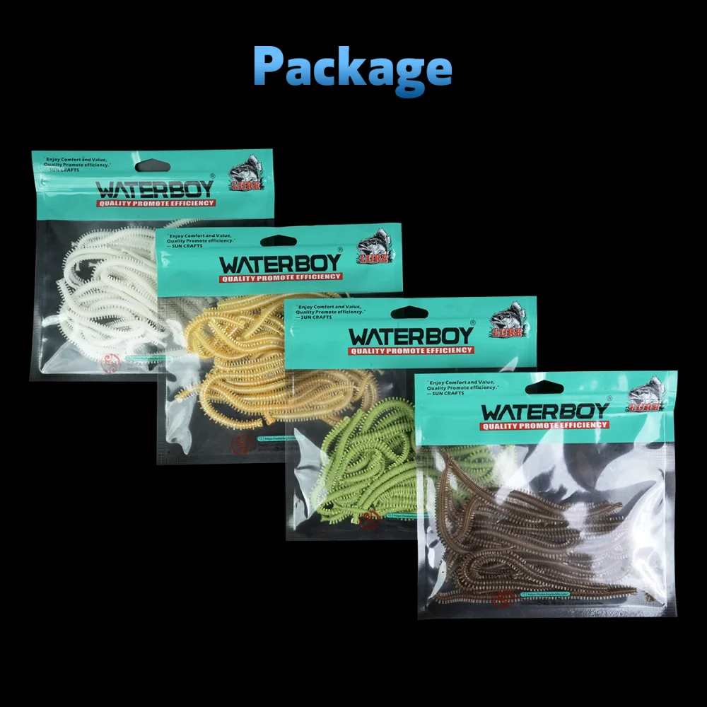 Gusanos de pesca Waterboy Softbait – Señuelo suave ideal para mar - imagen 2