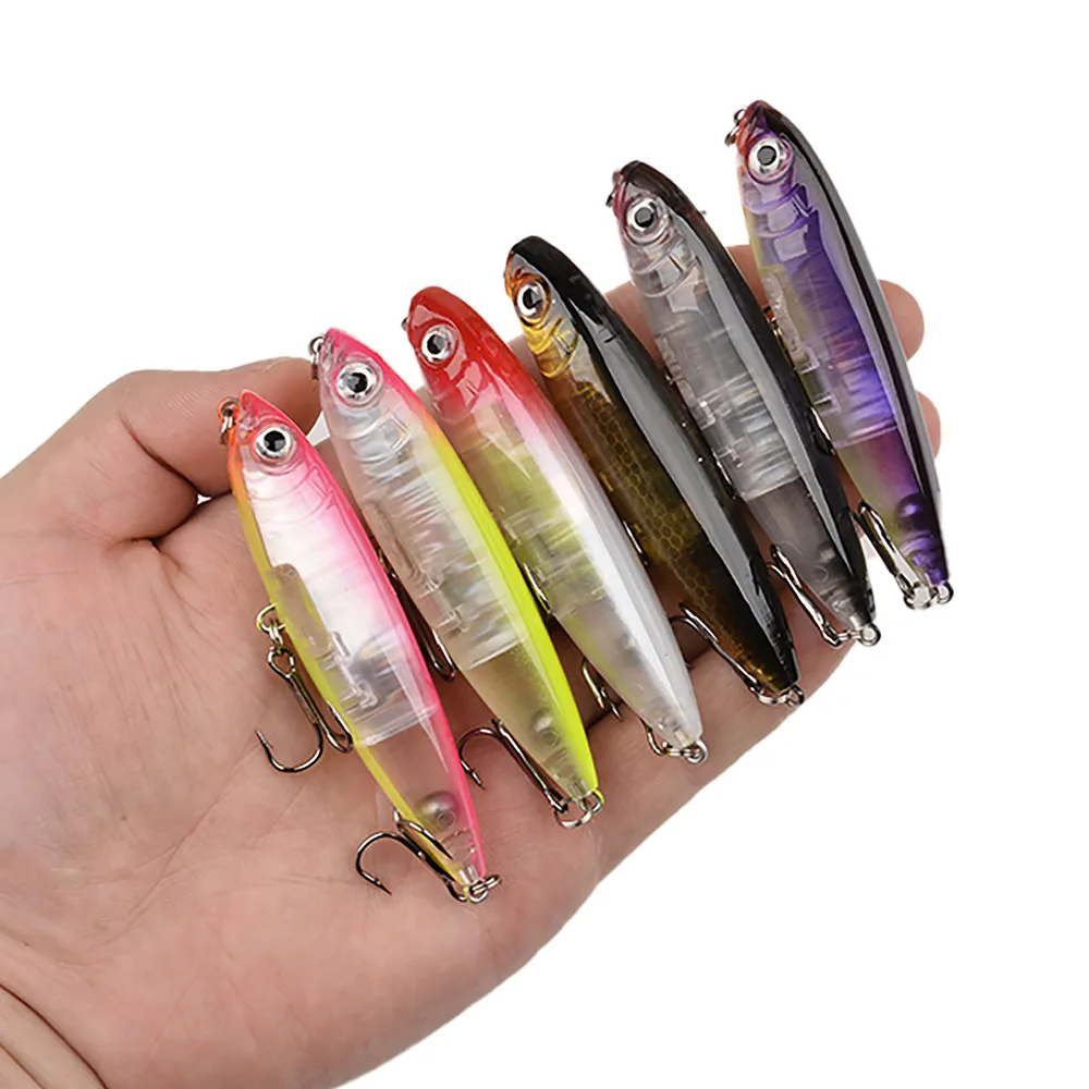 Señuelo de pesca con lápiz, 8cm, 10,5g, Crankbait flotante, cebos duros de plástico Artificial, Wobblers, aparejos de pesca de Lucio, 1 ud. - imagen 3