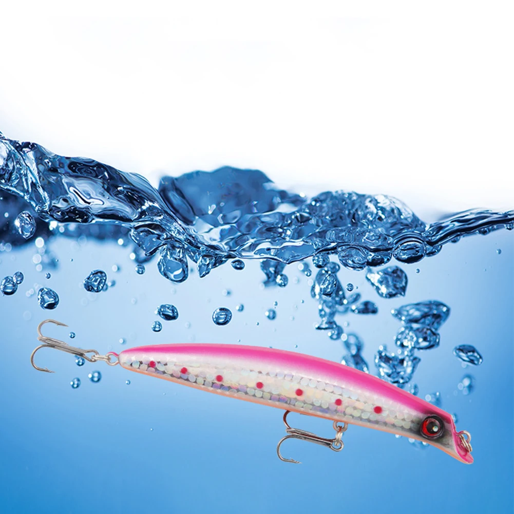 Señuelos de Pesca artificiales, cebo duro para lubina, trucha, agua salada y dulce - imagen 2