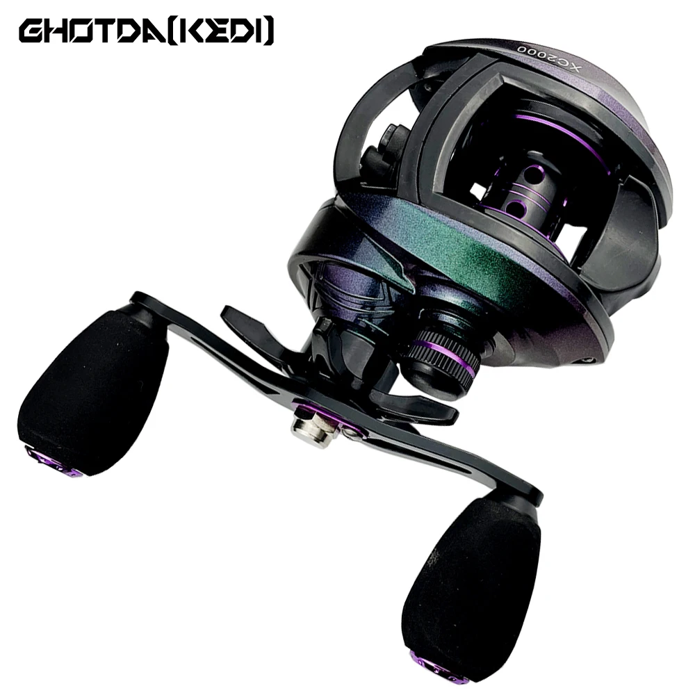 Carrete de Metal 18 + 1, carrete de pesca de fundición con señuelo, relación de engranaje 8,1: 1, rueda de pesca de carpa de alta velocidad - imagen 3