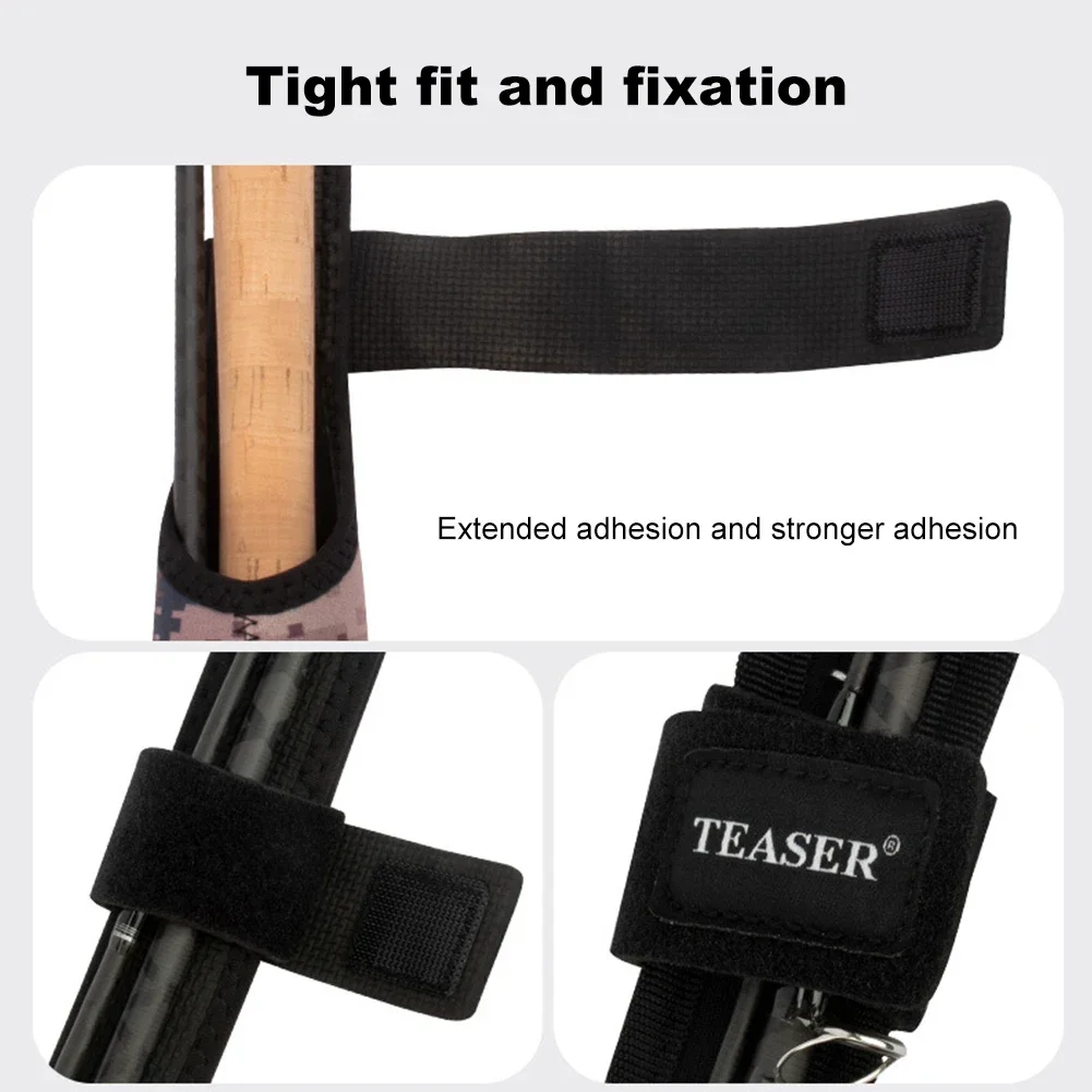 Mangas para caña de pescar S/L, Protector máximo de caña de pescar, calcetín de protección, calcetines para caña de pescar, correa - imagen 5