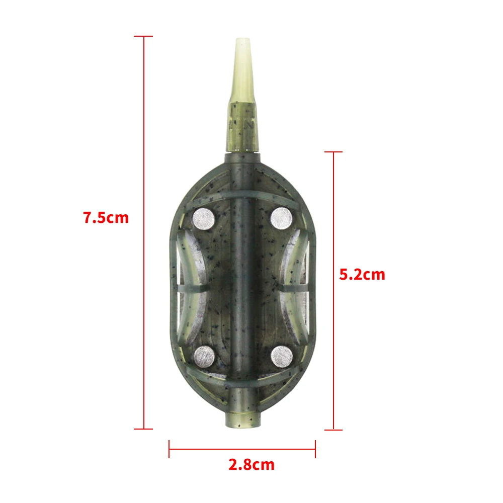 Hirisi-Molde alimentador de pesca, alimentador de método en línea para aparejos de pesca de carpa, herramienta, método alimentador, accesorios de pesca - imagen 3