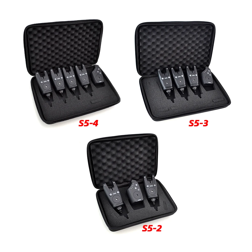 Hirisi-Conjunto de alarma de pesca de carpa inalámbrica, resistente al agua, alarmas de mordedura de pesca, indicador de mordida de pesca, accesorios de pesca S5 - imagen 3