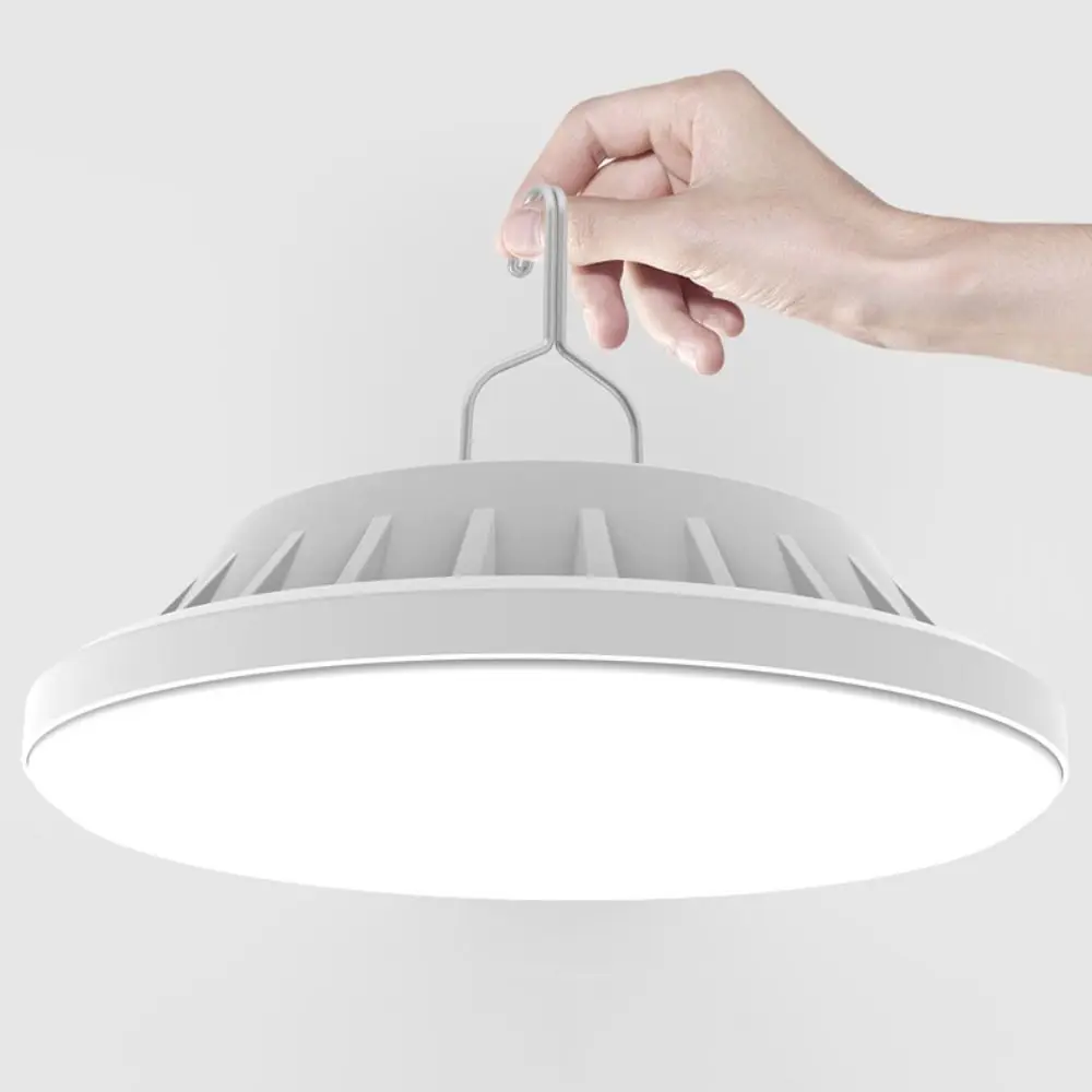 Luces LED de Camping ABS, lámpara de tienda impermeable recargable de alto Lumen con gancho, linterna de carga portátil para acampar, equipo de Camping - imagen 5