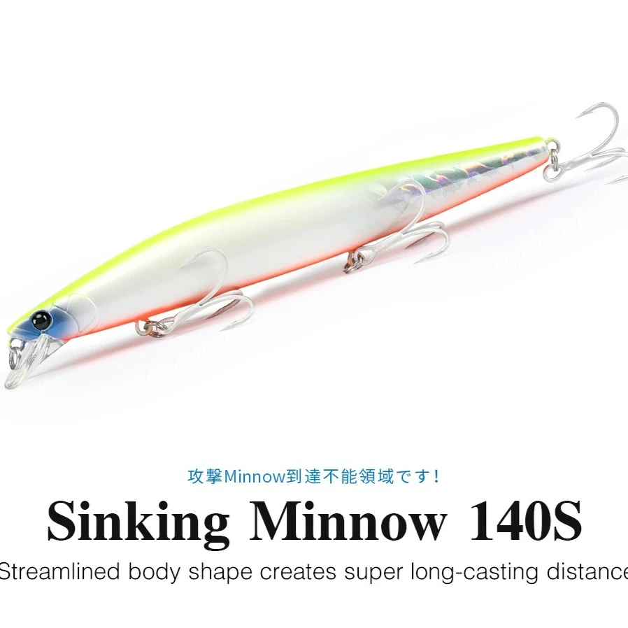 Señuelo Jerkbait hundido DW92 140S – Cebo duro para lucio
