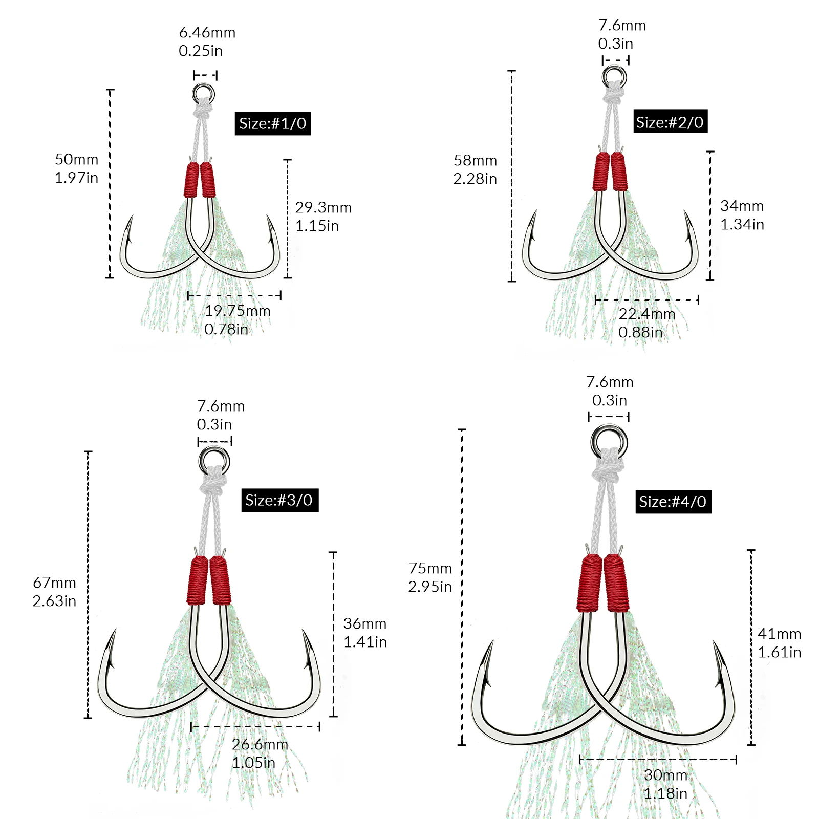THKFISH-anzuelo de asistencia de plantilla fundida, ángulo de acero rico en carbono, hilo de púas, señuelo de pluma, aparejos de Pesca de Jigging lento, anzuelo de Pesca de mar - imagen 2