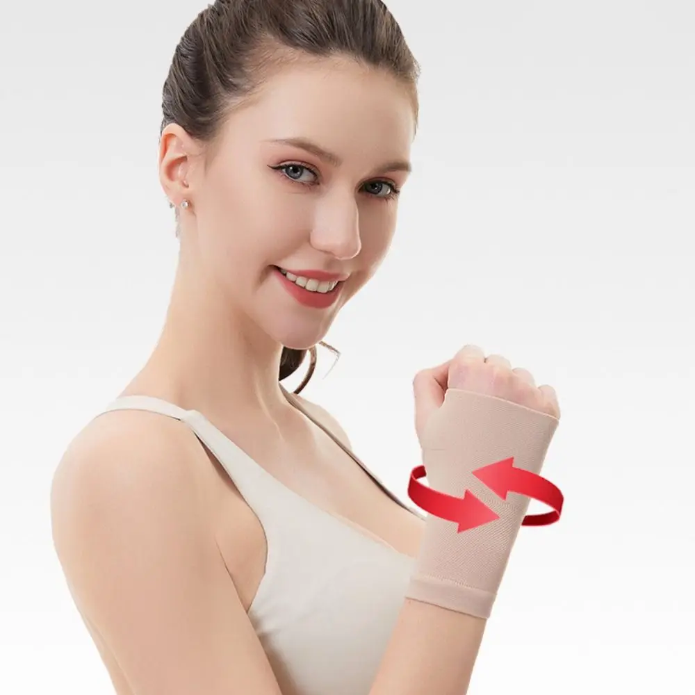 Brazaletes de fibra de poliuretano, bandas protectoras de muñeca, muñequera elástica transpirable, pulsera fina antiesguince para deportes al aire libre - imagen 2