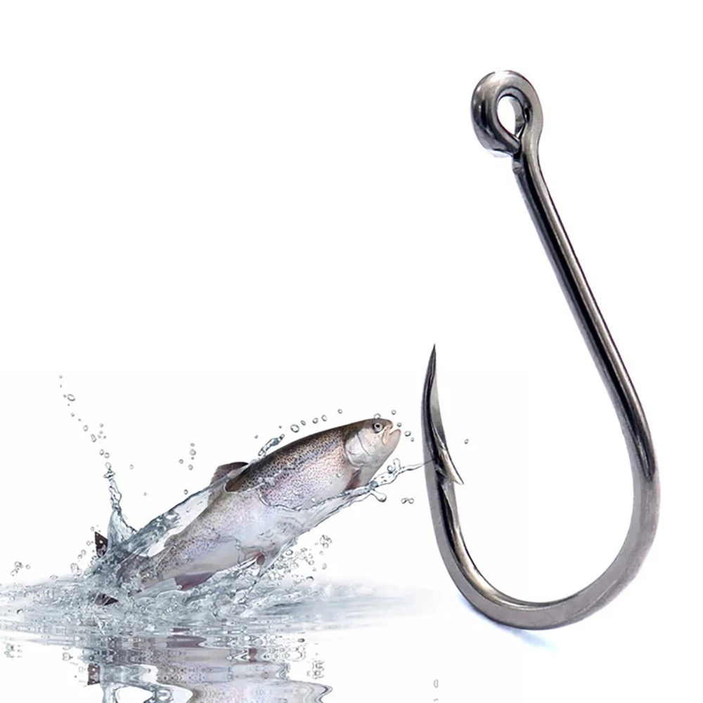 ZURYP-anzuelos de pesca de acero inoxidable, combinación de cuerda de alambre de acero, resistencia a la corrosión, accesorios de pesca, 6-12 # - imagen 5