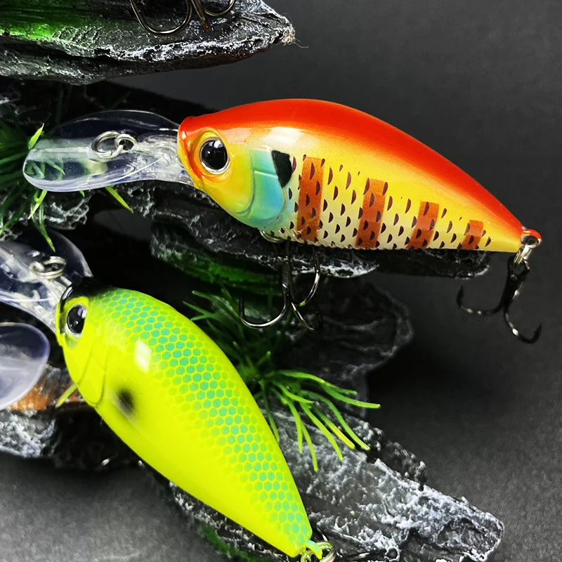 Señuelo de Pesca de manivela, Wobbler, 13,2g, 60mm, Minnow Isca, Crankbait, Leurre de Lucio, aparejos de Pesca de curricán - imagen 2