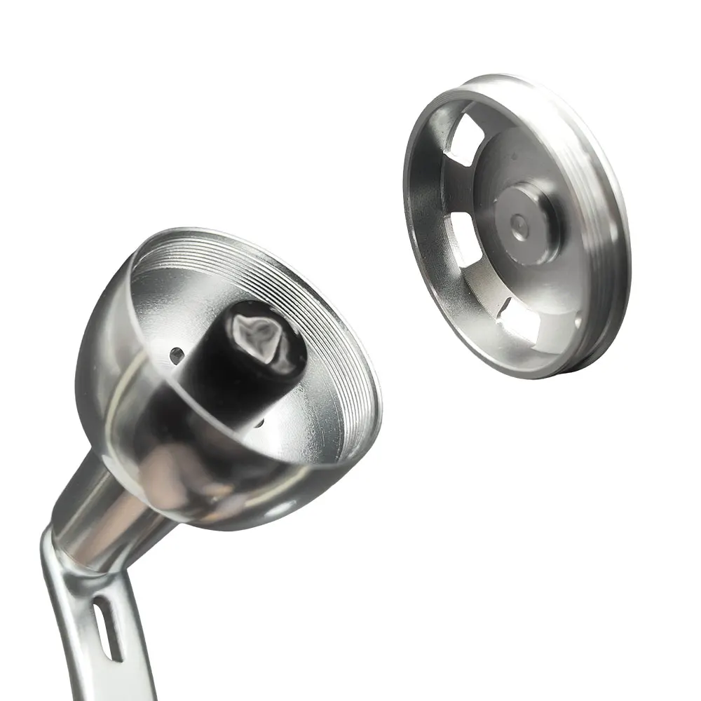 Mango de carrete de pesca totalmente metálico para DAIWA/SHIMANO, mango eléctrico tipo atornillado FUEGO/LUVIAS/STEEZ/TATULA/COMPLEX/EXSENCE/MIRAVEL - imagen 4