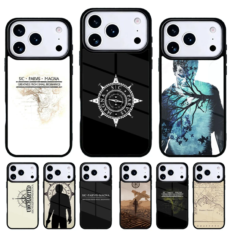 Funda iPhone Sic Parvis Magna Uncharted – Carcasa trasera 12 11 Pro