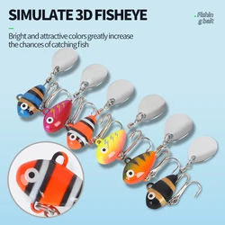 Little Whirlw Indfish Señuelo VIB Metal Micro Swimbait Aguas Profundas