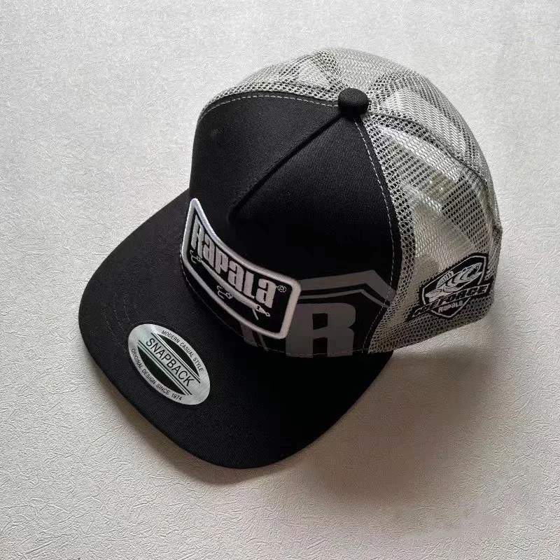 Sombrero de béisbol bordado para hombre y mujer, gorra de pesca ajustable con protección solar, malla, Snapback, para Golf y camionero al aire libre - imagen 2