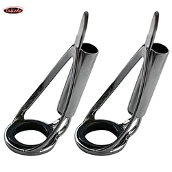 TAKEDO TN07 5 uds guías de punta de caña de pescar CRTST construcción guías de caña de óxido de titanio anillo Kit de reparación de agua salada para pesca