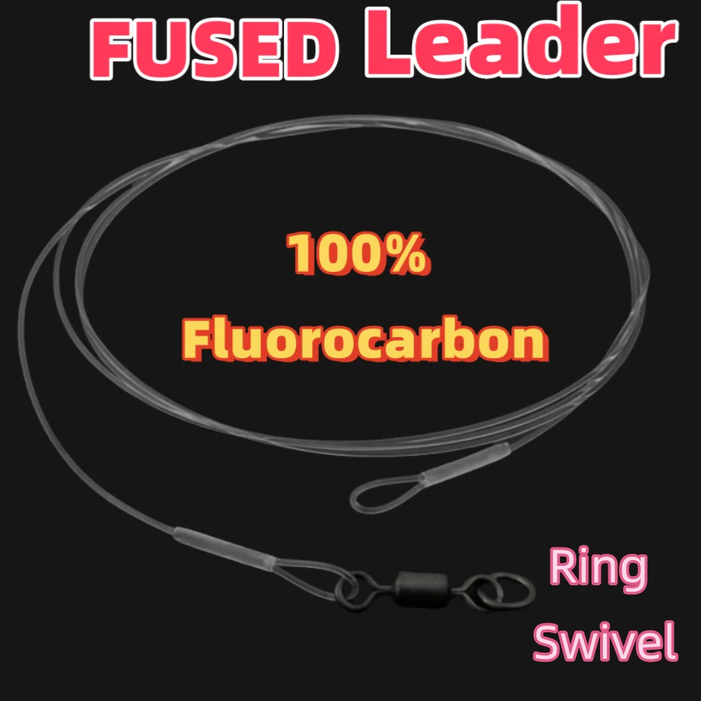 Línea líder de pesca de carpa para aparejos, lamas fundidas, Material de fluorocarbono, accesorios de cables, anzuelo de pesca que se hunde, Leadcore - imagen 3