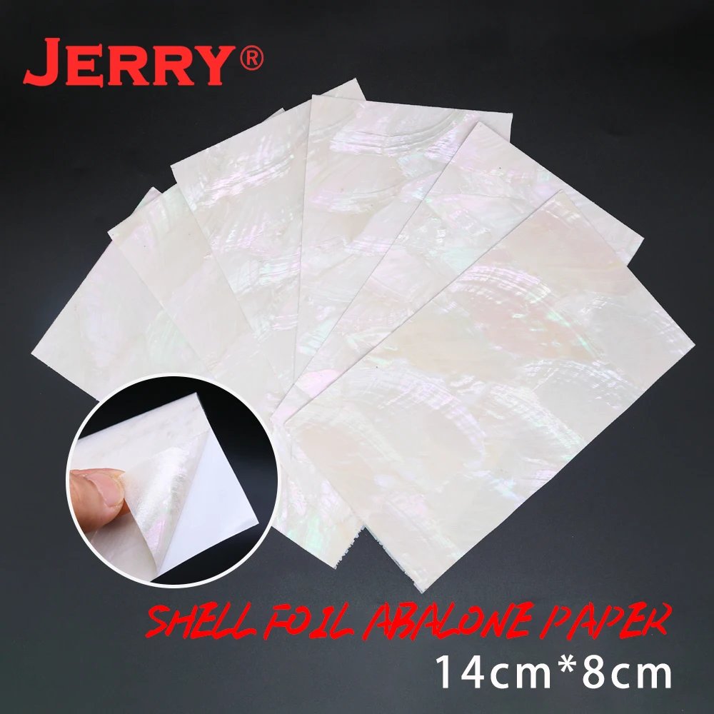 Jerry, 1 pieza, concha de abulón Natural, lámina de concha madre, 140x80, cuchara DIY, Señuelos de pesca de lámina laminada de perlas, Material con incrustaciones de rebanadas
