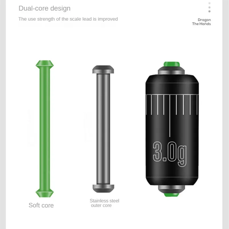 30 Uds. De plomo de pesca combinado, 1,5g-5,0g, plomo, regla de pesca, juego de plomo, reemplazo rápido, accesorios de pesca, aparejos al por mayor - imagen 5