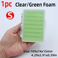 1pc Clear I Green S