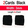 2pcs Black 3mm