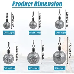 Plomos drop shot para lubina – Kit pesca deportiva