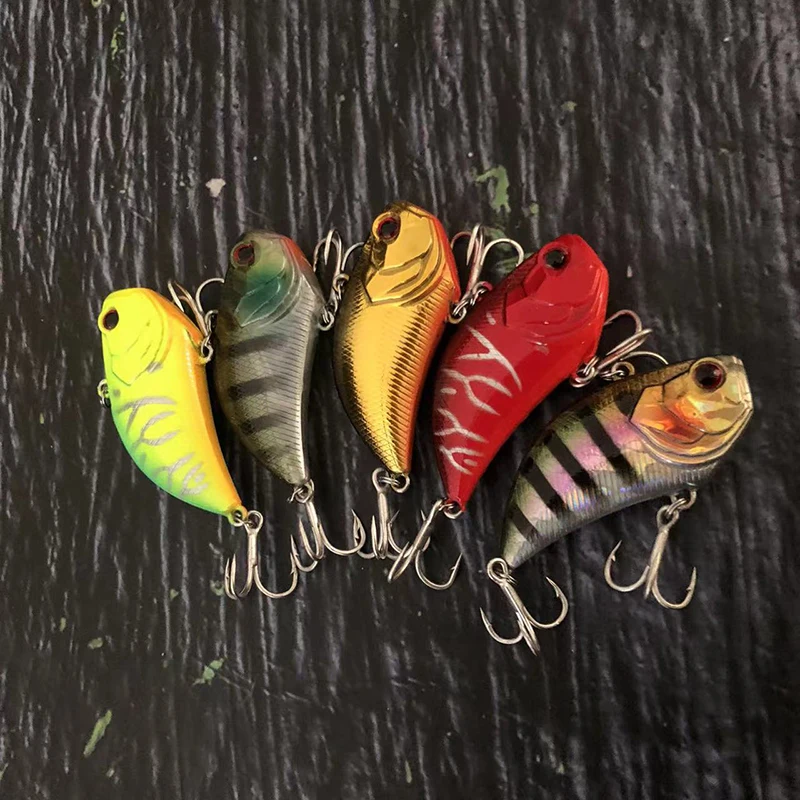 Señuelos de Pesca Ratlin con vibración hundida, 14g, 52mm, Wobbler, Swimbait para lubina, trucha, VIB, cebo duro Artificial, suministros de Pesca - imagen 2