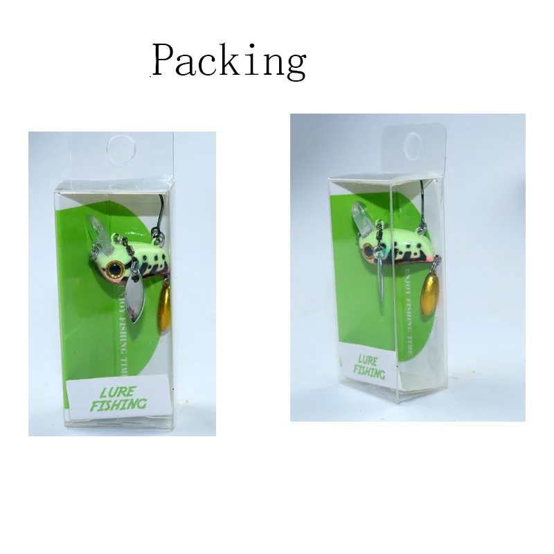 Señuelo de Pesca duro de trucha, cebo Artificial duro profesional de calidad, Wobbler, Crankbait flotante de 30mm y 2g - imagen 4