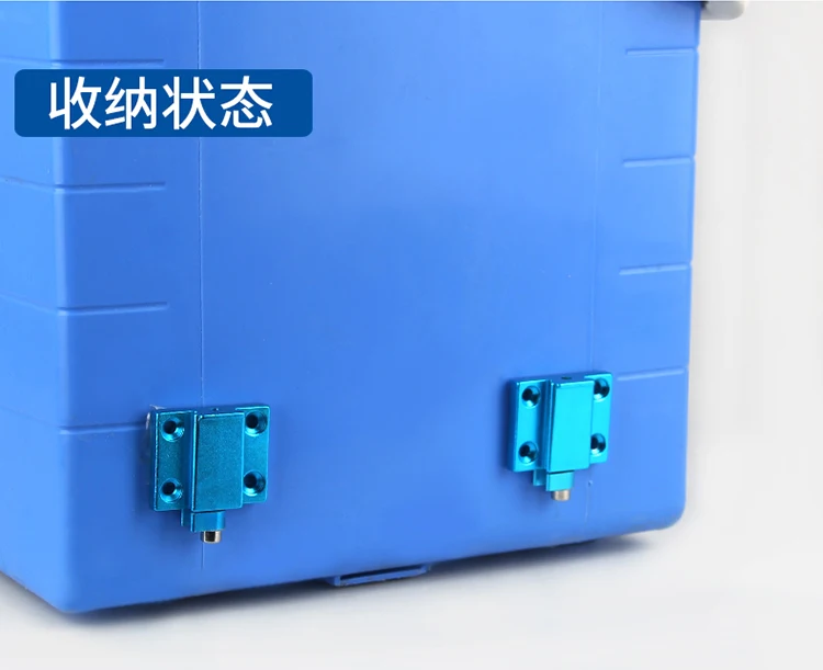 Caja de pesca estable ajustable, pierna de elevación, aparejos de pesca, soporte de tanque, caja de pesca, aparejos de tanque, soporte de patas telescópicas A551 - imagen 5