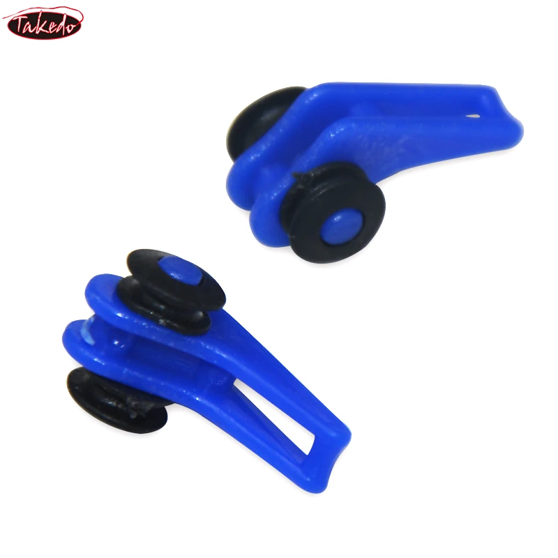 TAKEDO 10 unids/bolsa caña de pescar de plástico señuelo gancho Keeper para Lockt cebo mosca carpa aparejos de pesca para colgar señuelo gancho titular - imagen 5